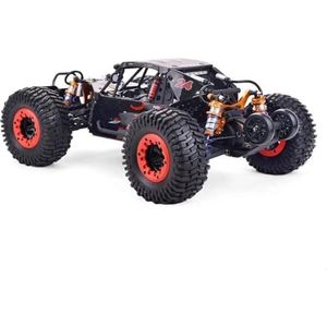MANGRY DBX-10 1/10 RC Auto Desert Truck 4WD RTR Afstandsbediening Frame Off Road Buggy Borstelloze RC Voertuigen (Color : Wheel Red Frame)