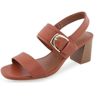 Aerosoles Ellazia sandaal met hak voor dames, Gember Brood Pu, 38 EU