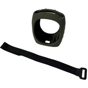 Luidspreker siliconen hoes beschermhoes schokbestendige reisdraagtas voor JBL CLIP5 draagbare BT Bluetooth-luidspreker beschermhoes hoes hoes met riem (groen)