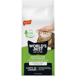 World's Best Cat Litter Origineel, zonder parfum, 13,5 kg