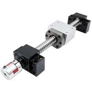 Kogelomloopspindelkit SFU2005 5 mm hub 20 mm C7 met BKBF15 ondersteuning + 20H moederbehuizing + koppeling D30L40 (350 mm)