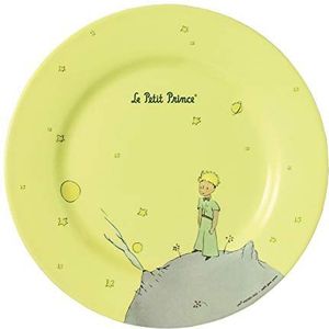 Petit Jour Paris - Plaat The Little Prince Geel ⌀ 23 cm - De perfecte, lichtgewicht maat voor maaltijden en picknicks