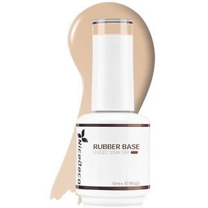 Nicedeco Rubber Base Gel Nagellak - UV LED Semi-Permanent Soak Off - Translucente Kleur Base Coat 15ML-012