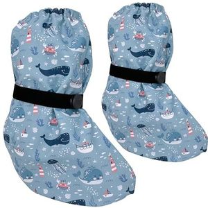 HECKBO - Regenlaarsjes - Waterdicht - Zeedieren - Buitenschoenen voor Baby's en Peuters