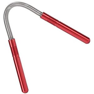 Roestvrijstalen Gezichtshaarremover Veer Epilatorgereedschap voor Veilige en Effectieve Ontharing Geschikt voor Bovenlip, Kin en Wangen (rood)