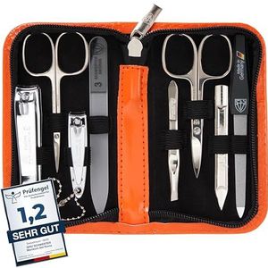 Manicure- Pedicureset - Roma - 8-delige Set - Hoogwaardige Instrumenten - Geschenkdoos