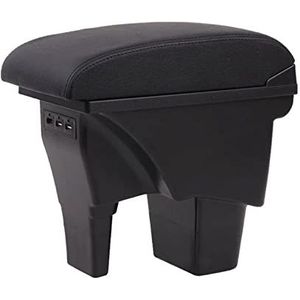 Auto Armsteun Opbergdoos Armsteun Doos Centrale Opbergdoos Auto Accessoires Auto Armleuningen USB Licht Armsteun Doos Voor Suzuki Voor Vitara Armsteun Opbergdoos(A2)