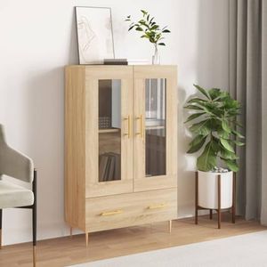 CBLDF Highboard Sonoma Eiken 69,5x31x115 cm Engineered Wood