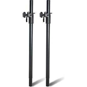 Sound Town 2-pack subwoofer speaker polles met verstelbare hoogte