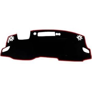 Voor Voor QASHQAI 2021 2022 2023 LHD Hand Drive Auto Dashboard Cover Antislipmat Auto Dashboard Mat Tapijt Mat Dashboard Bescherm Mat(HUD Red Side)