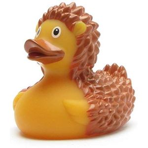 Duckshop I badeend egel I piepend - L: 9 cm