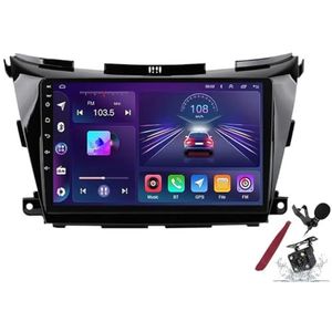 Android 15 Auto Stereo Radio voor N-issan Murano (2014-2020) 9 inch 2K Aanraakscherm 2000 * 1200 Android hoofdunit multimedia speler met Carplay, GPS Navi, BT 5G, WiFi, DSP, SWC,K4 pro plus