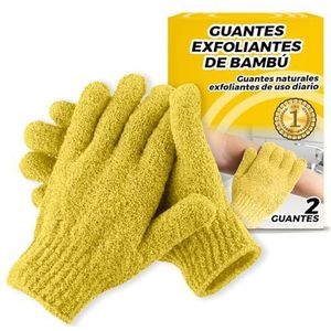 Body Scrub-handschoen – lichaamscrubspons – crin-handschoen – reiniging en peeling – verwijdert dode cellen, verbetert de doorbloeding, maakt de huid glad – alle huidtypes – verpakking van 2 stuks
