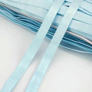 10/20M 12mm BH-band Elastische band Ondergoed Schouder Rubberen banden voor het naaien van broekriemen Stretch Nylon Webbing DIY Accessoires-SkyBlue-12mm-20Meters