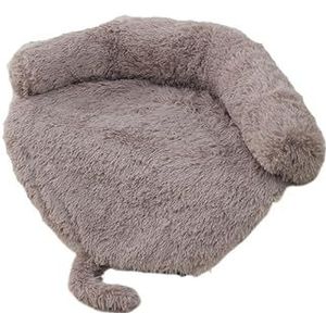 Nieuw huisdier nest pluche winter warme huisdier mat waterdicht hondenbed grensoverschrijdend hondenhok verwijderbaar wasbaar (kleur: kaki filet, maat: 909020 cm)