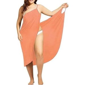 Cover Ups voor vrouwen Strandkleding Plus Size Vrouwen Zomer Badpak Sjaal Strandhoes Wrap Sarong Rok Jurk Cover Up Strand Sarong Pareo Bikini Badpak Wrap Badpak Cover Ups Voor Vrouwen (XGH, 4X-Large)