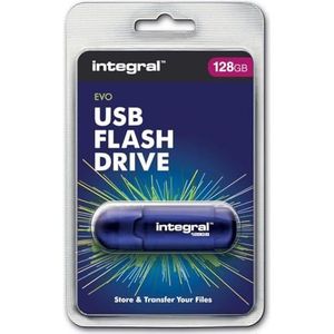 Integral Memory Evo INFD128GBEVOBL 128GB USB-stick koningsblauw