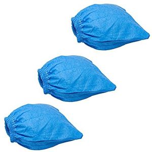 Stoffen zak 3x textielfilterzak stofzuigerzakken droogfilter geschikt voor Einhell nat-droogzuiger Einhell BT-VC, TE-VC, AS 1100, Inox NTS (3 stuks)