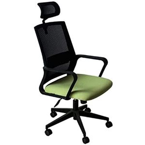 Eenvoudige Bureaustoel Thuiscomputer Stoel Ergonomische Comfortabele Rugleuning Draaistoel Studie Bureaustoel (Color : Grün)