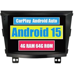 RoverOne Auto Stereo CarPlay Hoofd Unit voor SsangYong Tivolan Tivoli 2014 2015 2016 2017 Android Auto Touchscreen Sat Navi Bluetooth WiFi Radio Speler