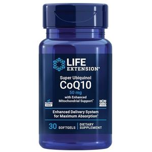 Life Extension Super Ubiquinol CoQ10 (50mg) 30 sgels