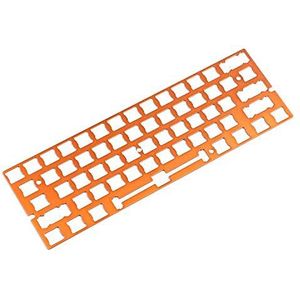 ANSI Geanodiseerd Aluminium Positionering Board Plaat Ondersteuning Voor GH60 60% Toetsenbord DIY Ondersteuning Costar Stabilisatoren Cherry PCB Stabilisatoren (oranje)