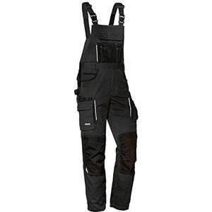 Uvex Tune-up Lange werkbroek voor heren, lange tuinbroek met kniezakken, zwart, 42
