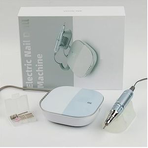 Elektrische nagelvijl, Elektrische manicuremachine met aanraakgevoelige bediening en lcd-scherm, nagelboor 35000 RPM elektrische nagelvijl for acrylgelnagels voor zowel natuurlijke als kunstnagels (C