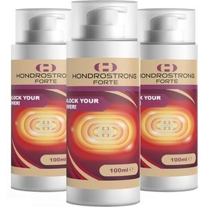 Hondrostrong Forte Crème - 300 ml (3 x 100 ml), verpakking van 3 stuks