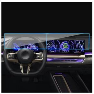 Displaybeschermfolie Voor BMW I5 2023 2024 2025 Krasbestendige Geharde Auto Navigatie Schermbeschermer Transparante Veegfolie(Navigation Split Film)