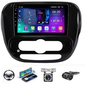 Android 13 2 DIN Autoradio Stereo 9 inch Screen voor KIA Soul 2013-2019 GPS Navigatiesysteem FM AM RDS DAB+ Radio Carplay Android Auto Qualcomm BT 5.0 Dolby DTS(NF-4 8Core 4+64G)