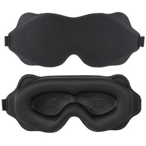 3D-slaapmasker, lichtblokkerend slaapmasker, slaapmasker, zacht traagschuim oogmasker, oogmasker, slaapmasker, slaapmasker, slaapmasker, zwart