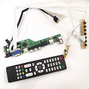 Voor B156XW02 V2 HW1A/4A/5A WLED LVDS 40Pin 1366 * 768 HDMI VGA USB AV RF TV56 display controller drive card 15,6 inch laptop panel Kit (B156XW02 V2 HW5A)