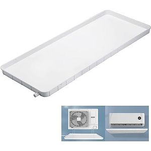 Condensafvoerbak - Kunststof - Universele Airconditioner Lekbak met Afvoerslang - 91.5x45cm