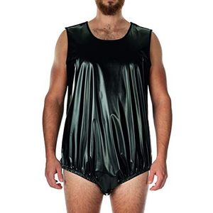 Suprima 9614 PVC Unisex Wasbaar Bodysuit X-Large Zwart
