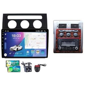 Android 13 10 Inch 2 Din QLED Autoradio Voor Volkswagen Touran 1 2003-2010 - Camera DVR GRATIS - Steun Carplay Android Auto DSP Stuurwiel FM RDS DAB WIFI 4G Bluetooth Split-Screen(A,NF-5)
