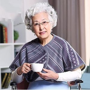 Ouderenzorg Sjaal, Bedlegerige Patiëntenzorg Schouder Dikkere Warme Deken Sjaal Schouder Deken voor Ouderenzorg Producten(B)