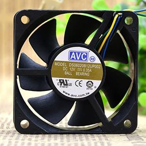 AVC DS06020B12U DC12V 0.35A 4pin 4wire 6020 60X60X20mm CPU case Cooling Fan