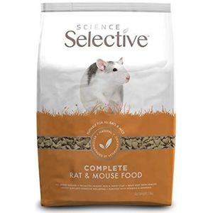 Supreme Petfoods Supreme Science Selective Voer voor Ratten en Muizen, 1 Zak 1.5 kg