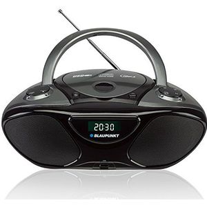 Blaupunkt BB14BK CD-speler (2 W, CD-recorder, zwart, LCD, AC, batterij, 230 mm)