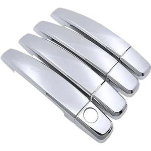 Deurkruk afdekking Voor Chevy Voor Captiva C100 C140 2006~2018 Autodeurgrepen Covers Exterieur Kras Beschermend Decor Buitendeurkruk(A 1 Keyhole No Button)
