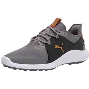 Puma Heren Ignite Fasten8 golfschoen, Stille schaduw Gold Puma Zwart, 42 EU