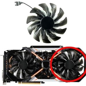 PLD10015B12H Voor GIGABYTE voor GTX1070 1080 1080ti voor AORUS Grafische Kaart Vervangende Ventilator(Right fan)