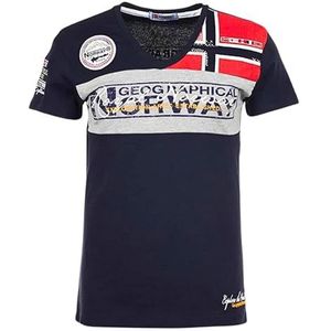 Geographical Norway Heren T-shirt JERARD Navy SS Men Best100, Marine., L