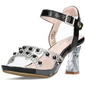 Laura Vita sandalen voor dames NINO-11, grootte:39, kleur:Zwart