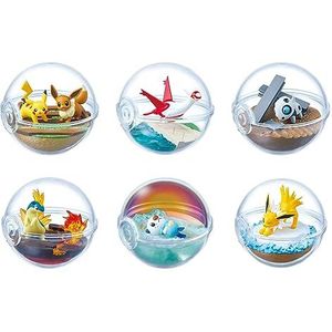【MINIESCAPES】RE-MENT Miniaturen Japanse Petite Sample Series Pokemon Terrarium Collectie Vol.13 Volledige Set 8 stuks Complete Box Poppenhuis Meubels