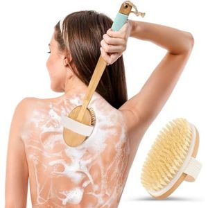 Body Brush, lichaamsborstel, Dry Brush & Massageborstel voor optimale huidverzorging - borstel voor massage