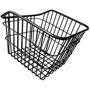 Voor/achter fietsmand Achterfietsmand Mountainbike Vouwfiets Zware Stalen 2 Maten 15,75x12,20x10,63 Inch(Without Lid)