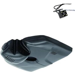 Auto Road Record WiFi DVR Dash Camera Rijvideorecorder Compatibel met Trax 2013~2017(Front And Back)