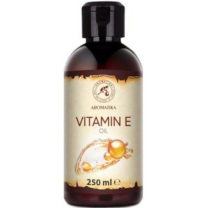 Vitamine E olie 250ml - 100% puur natuurlijke olie - rijk aan vitamine E - tocoferol - anti-aging olie - tegen rimpels voor Intensieve huidverzorging - massage - wellness - cosmetica - ontspanning - anti-rimpels - anti-aging